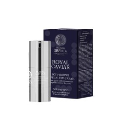 Cremă de ochi cu efect de fermitate Natura Siberica Royal Caviar Icy Peptide, 15 ml