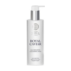 Lapte de față demachiant Natura Siberica Royal Caviar, iluminare și curățare, 200 ml