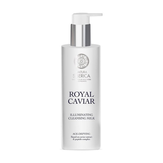 Lapte de față demachiant Natura Siberica Royal Caviar, iluminare și curățare, 200 ml