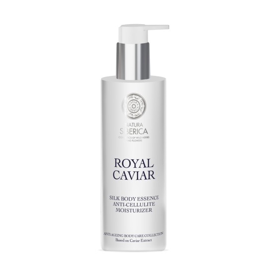 Loțiune de corp hidratantă anti-celulită Natura Siberica Royal Caviar Silk 200 ml