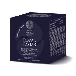 Plasturi de ochi cu efect de lifting și fermitate Natura Siberica Royal Caviar, 60 buc