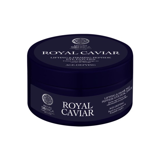 Plasturi de ochi cu efect de lifting și fermitate Natura Siberica Royal Caviar, 60 buc