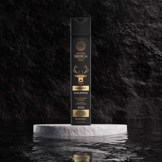 Șampon anti mătreață Natura Siberica Siberian Stag Power Men 250 ml