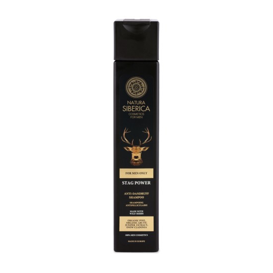 Șampon anti mătreață Natura Siberica Siberian Stag Power Men 250 ml