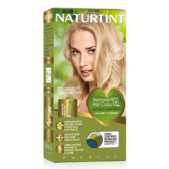 Vopsea de par NATURTINT BIOBASED 10N - Light Dawn Blonde