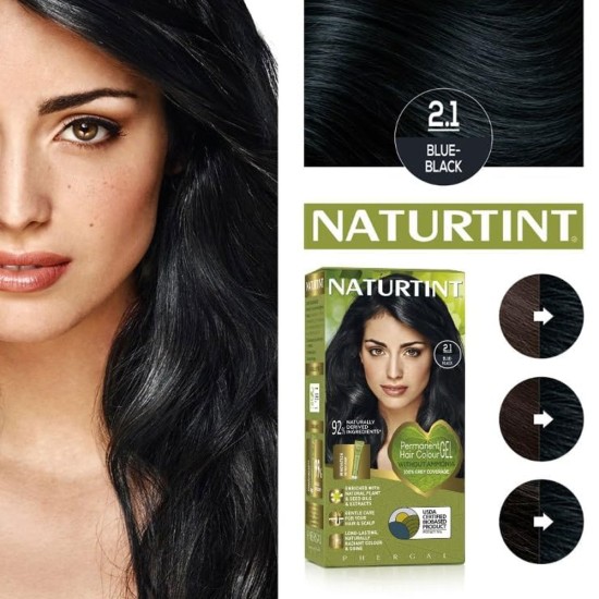 Vopsea de par NATURTINT BIOBASED 2.1 - Blue-Black