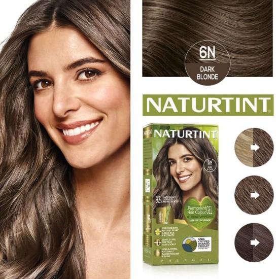 Vopsea de par NATURTINT BIOBASED 6N - Dark Blonde