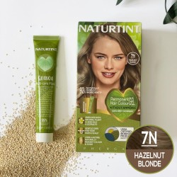 Vopsea de par NATURTINT BIOBASED 7N - Hazelnut Blonde