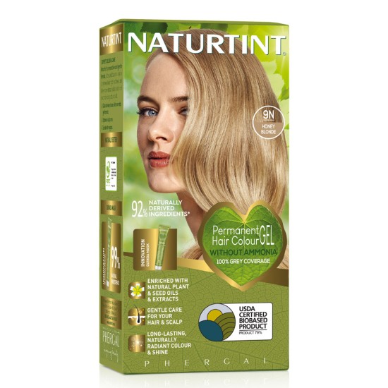 Vopsea de par NATURTINT BIOBASED 9N - Honey Blonde