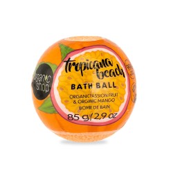 Bila de baie efervescenta Organic Shop Tropicana Beach Passion Fruit Mango 85 g