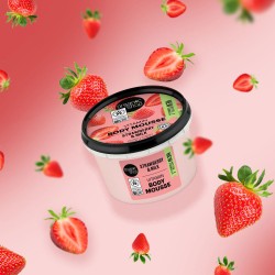 Spuma de corp Organic Shop Strawberry & Milk 250 ml
