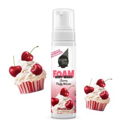 Spumă de curățare body wash Organic Shop Cherry Fluffy Mousse 200 ml