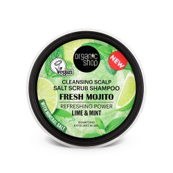Scrub-șampon pentru scalp si par Organic Shop Fresh Mojito 250 ml
