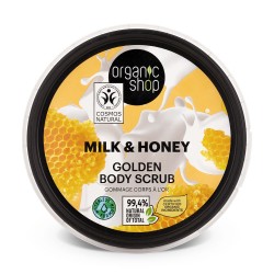 Scrub de corp Organic Shop Milk & Honey Golden 250 ml