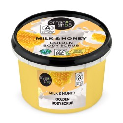Scrub de corp Organic Shop Milk & Honey Golden 250 ml