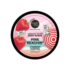 Scrub de corp Organic Shop Pink Beachin' Strawberry Champagne 300 ml