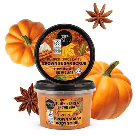 Scrub de corp Organic Shop Pumpkin Spice Latte 250 ml