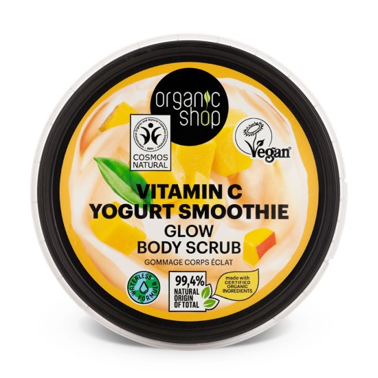 Scrub de corp Organic Shop Vitamin C Yogurt Smoothie Glow 250 ml