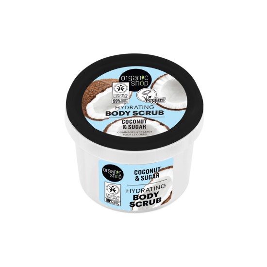 Scrub de corp hidratant Organic Shop Coconut and Sugar 100 ml