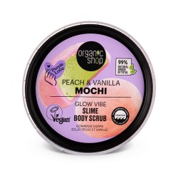 Scrub de corp Organic Shop Mochi Peach and Vanilla 250 ml