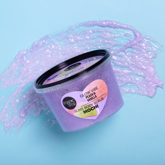 Scrub de corp Organic Shop Mochi Peach and Vanilla 250 ml