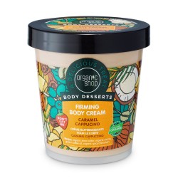 Crema de corp pentru fermitate Organic Shop Body Dessert Caramel Cappuccino 450 ml