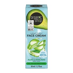 Crema de fata pentru toate tipurile de piele Organic Shop Aloe and Avocado 50 ml