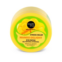 Plasturi pentru ochi Organic Shop Mango Delight Stress Relief hydrogel, 60 pcs