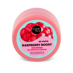 Plasturi pentru ochi Organic Shop Raspberry Boost de-puffs Hydrogel, 60 pcs