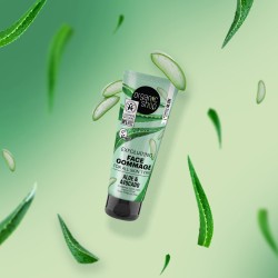 Gomaj facial exfoliant pentru toate tipurile de piele Organic Shop - Aloe si Avocado 75 ml