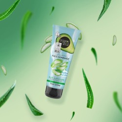 Gomaj facial exfoliant pentru toate tipurile de piele Organic Shop - Aloe si Avocado 75 ml
