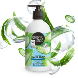 Sapun de maini catifelant Organic Shop Aloe Tranquil Purity 500 ml