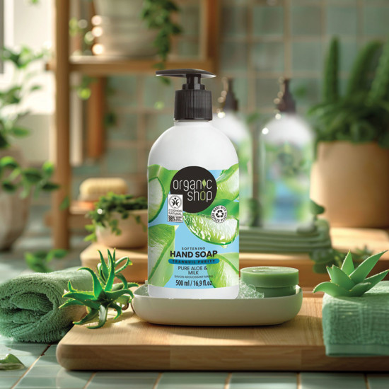 Sapun de maini catifelant Organic Shop Aloe Tranquil Purity 500 ml