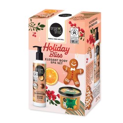 Set cadou Organic Shop Holiday Bliss cu gel de dus si scrub de corp