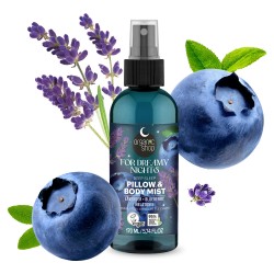 Spray de corp Organic Shop Lavander + Blueberry Melatonin Pillow and Body Mist 170 ml