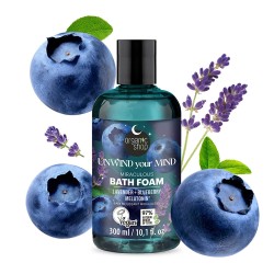 Spuma de baie relaxanta Organic Shop Lavander + Blueberry Melatonin 300 ml