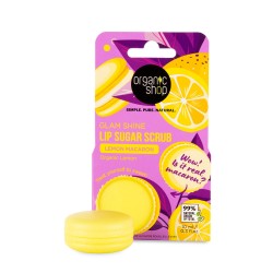 Scrub de buze Organic Shop Lemon Macaron Sugar 10 ml