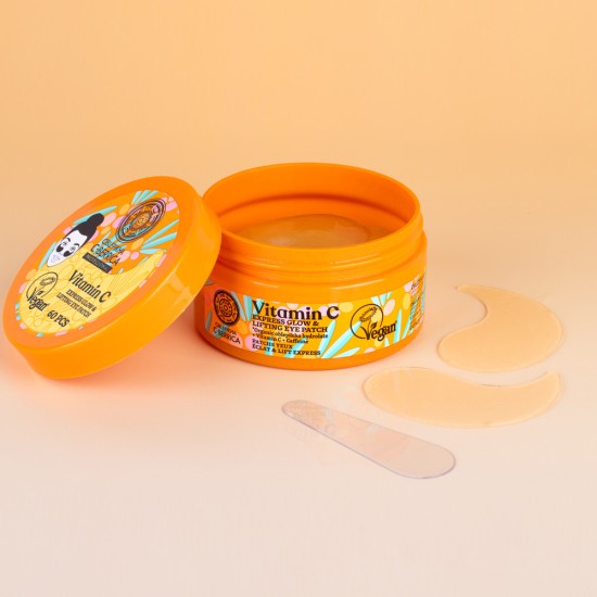 Plasturi pentru ochi OBLEPIKHA C-BERRICA Express Glow & Lifting, 60 pcs