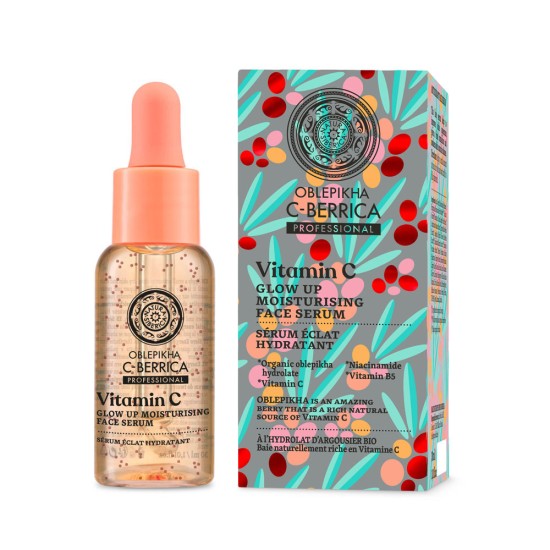 Serum de față OBLEPIKHA C-BERRICA Glow Up Moisturising, 30 ml