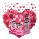 Set cadou Organic Shop With Love cu scrub de corp si body souffle