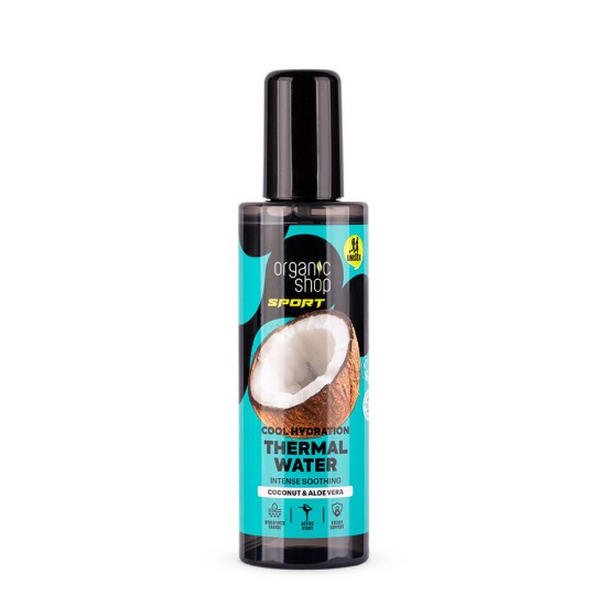 Apă termală pentru calmare intensă Organic Shop SPORT Cool Hydration, 200 ml