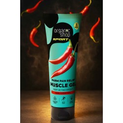 Gel de corp pentru mușchi Organic Shop SPORT After Sport alinarea durerii, efect de încălzire rapidă, 75 ml