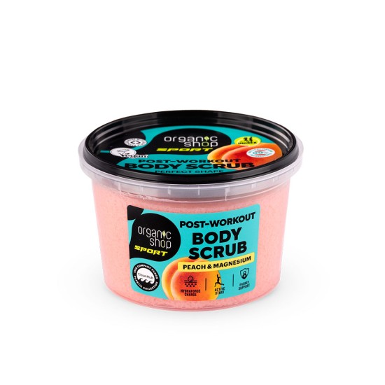 Scrub de corp după antrenament Organic Shop SPORT Perfect Shape, 250 ml
