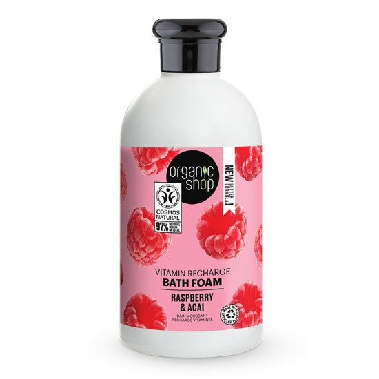 Spuma de baie cu vitamine Organic Shop Berry Delight 500 ml