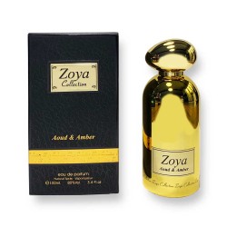 Apa de parfum unisex Zoya Collection Oud and Amber 100 ml