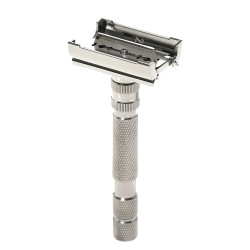 Aparat de ras safety razor Rockwell T2 White Chrome