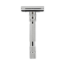 Aparat de ras safety razor Rockwell T2 White Chrome