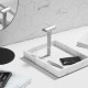 Aparat de ras safety razor Rockwell T2 White Chrome