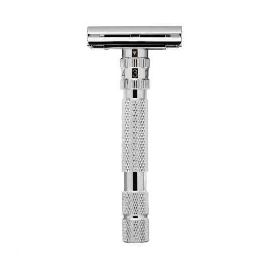 Aparat de ras safety razor Rockwell T2 White Chrome