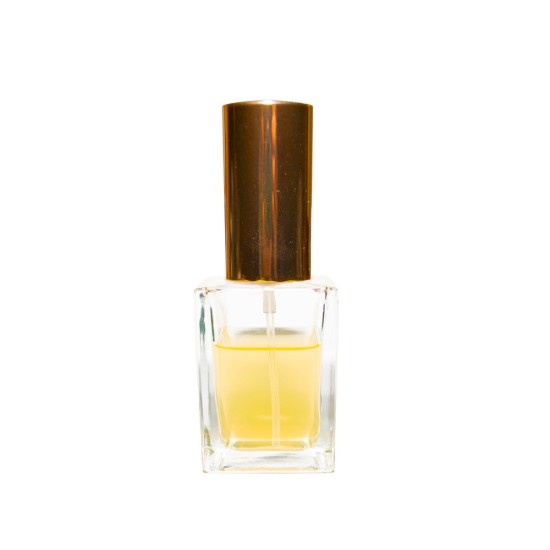 Sticluta cu pulverizator si capac Gold metal pentru parfum - 7060 20 ml
